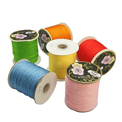 Nylon Thread, Nylon Jewelry Cord for Custom Woven Jewelry Making, 0.8mm, about 120m/roll