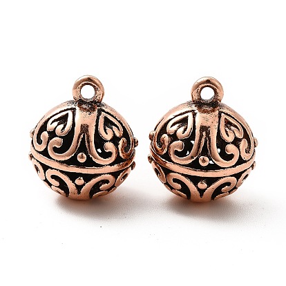 Alloy Pendants, Round Charm