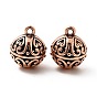 Alloy Pendants, Round Charm