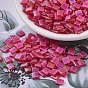 Cuentas de miyuki tila, granos de la semilla japonés, 2 agujero, colores transparentes mate ab