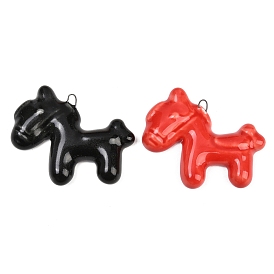 Фарфора ручной работы подвески, лошади прелести, с железом найти