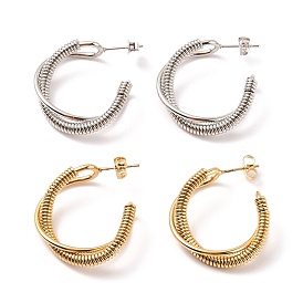 201 серьги-гвоздики из нержавеющей стали, серьги-кольца с 304 булавкой из нержавеющей стали для женщин