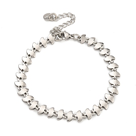 304 Stainless Steel Link Chain Bracelets for Women