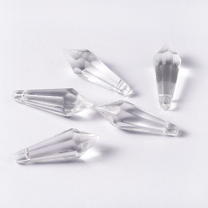 Faceted Glass Pendants, Crystal Suncatcher