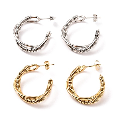 201 серьги-гвоздики из нержавеющей стали, серьги-кольца с 304 булавкой из нержавеющей стали для женщин