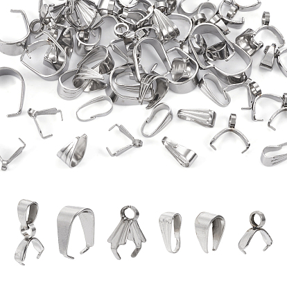 Набор для поиска поделок для изготовления ювелирных изделий, включая 304 защелки из нержавеющей стали на дужках и дужки для ледоруба
