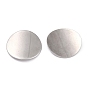304 Stainless Steel Cabochons, Flat Round