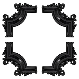 ПВХ резная самоклеящаяся аппликация, центральная цветочная длинная аппликация, дверной шкаф-кровать неокрашенный декор европейский стиль