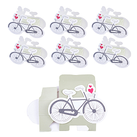 Nbeads крафт-бумага свадебные подарочные коробки, велосипед