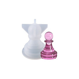 Силиконовые формы для шахмат своими руками, формы для литья смолы, инструменты для производства глиняных ремесел, пешка
