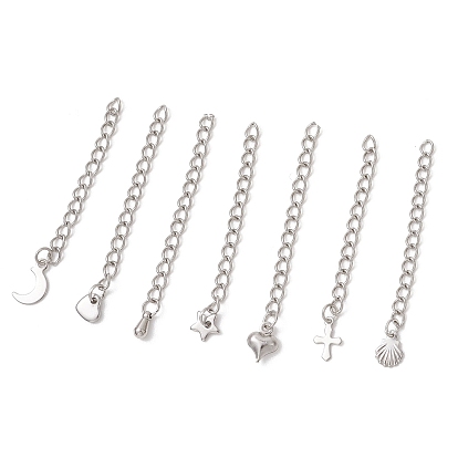 304 нержавеющей стали концы цепей, с 304 прелестей из нержавеющей стали, разнообразные