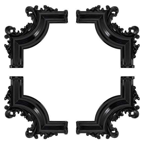 ПВХ резная самоклеящаяся аппликация, центральная цветочная длинная аппликация, дверной шкаф-кровать неокрашенный декор европейский стиль