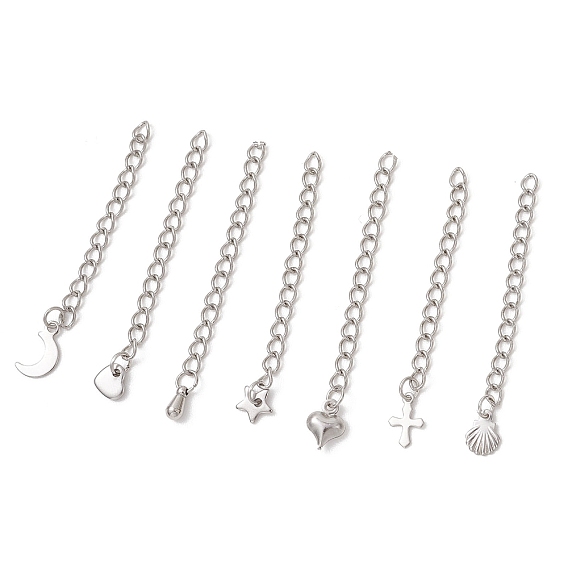 304 нержавеющей стали концы цепей, с 304 прелестей из нержавеющей стали, разнообразные