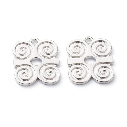 Латунные подвески, долговечный, adinkra символы dwennimmen