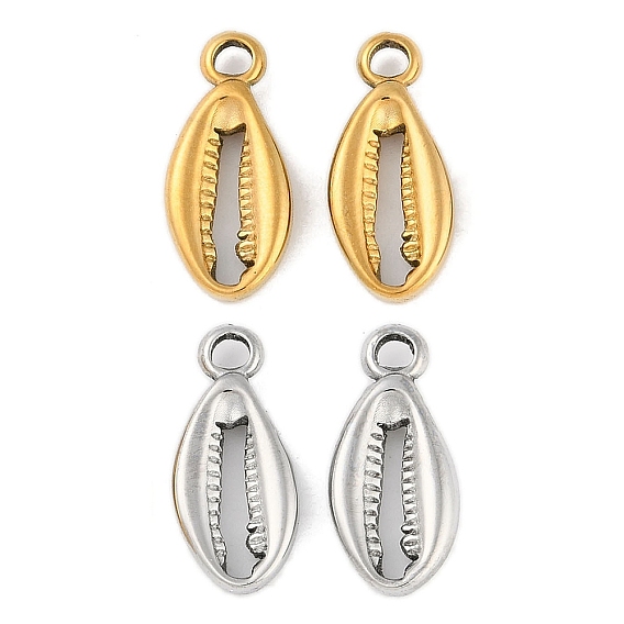 304 подвески из нержавеющей стали, шарм из ракушек