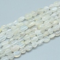 Natural White Moonstone Beads Strands, Tumbled Stone, Nuggets