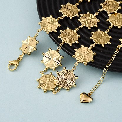 304 Женские ожерелья из нержавеющей стали в виде цепочек Sun Link