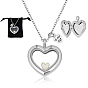304 подвесные из нержавеющей стали ожерелья, Сплав с подвесками, сердце