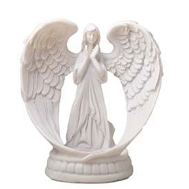 Resin Crystal Ball Display Pedestal, for Home Office Desktop Ornaments, Angel