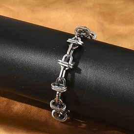 304 браслеты-цепочки с овальными звеньями из нержавеющей стали для мужчин и женщин