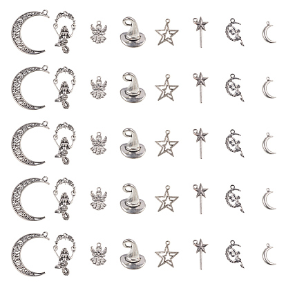 Tibetan Style Alloy Pendants,Mixed Shapes