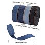 4 Styles Stitch Denim Ribbon, Garment Accessories, for DIY Crafts Hairclip Accessories and Sewing Decoration