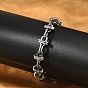 304 браслеты-цепочки с овальными звеньями из нержавеющей стали для мужчин и женщин