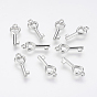 CCB Plastic Pendants, Heart Key