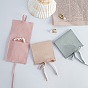Microfiber Jewelry Storage Gift Pouches, Envelope Bags with Flap Cover, for Jewelry, Watch Packaging