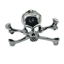 Skull Brooch, Alloy Pins, Halloween Punk Clothing and Accessories