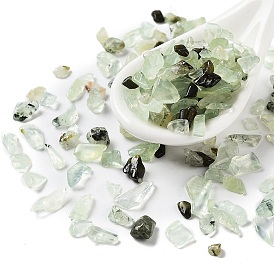 Natural Prehnite Chips Beads, No Hole