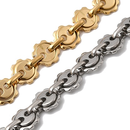 304 из нержавеющей стали цепи связи цветок, несварные, ионное покрытие (ip)