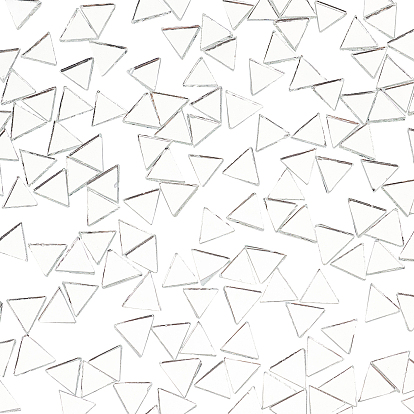 Зеркальная стеклянная мозаика, для украшения дома поделки изготовление ювелирных изделий, треугольные