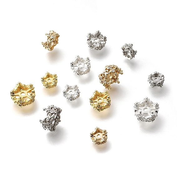 Латунные микропаве прозрачные кубики из циркония, стойки покрытие, долговечный, без свинца и без кадмия, корона