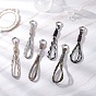 6 шт. полиэстер и спандекс парашютный шнур подвесные украшения, с пружинными кольцами из цинкового сплава