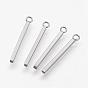 304 Stainless Steel Pendants, Cuboid