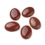Natural Red Agate/Carnelian Cabochons, Dyed, Oval