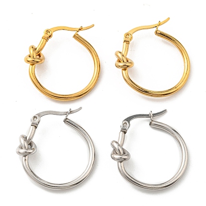 304 серьги-кольца из нержавеющей стали