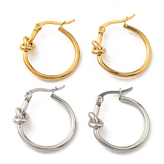 304 серьги-кольца из нержавеющей стали