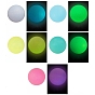Round Luminous Silicone Beads, Chewing Beads For Teethers, DIY Nursing Necklaces Making, Glow in the Dark