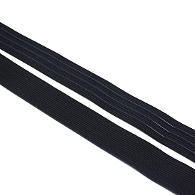 Polyester Non-slip Elastic Cord, Flat