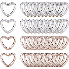 200шт. 2 цветные пластиковые рамки для бусин, сердце