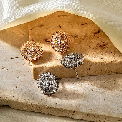 Delicate Sunflower Earrings for Women, Elegant and Charming Ear Jewelry