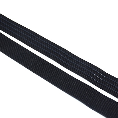 Polyester Non-slip Elastic Cord, Flat