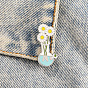 Fashionable Daisy Cartoon Enamel Badge Lapel Pin Clothing Accessory