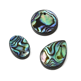 Природные пауа оболочки подвески, геометрические прелести, красочный