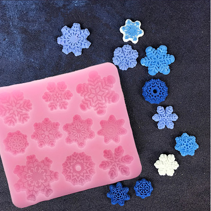 Food Grade Silicone Molds, Fondant Molds, For DIY Cake Decoration, Chocolate, Candy, UV Resin & Epoxy Resin Jewelry Making, Snowflake