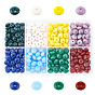 Opaque Solid Color Glass Beads, Disc