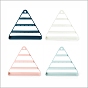 Cadre d'affichage de bijoux en plastique triangle, boucles d'oreilles, , stockage de bracelets