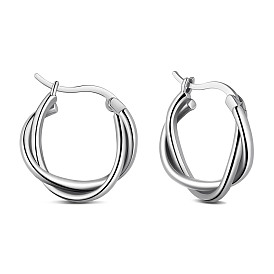925 Sterling Silver Split Earrings, Hoop Earrings